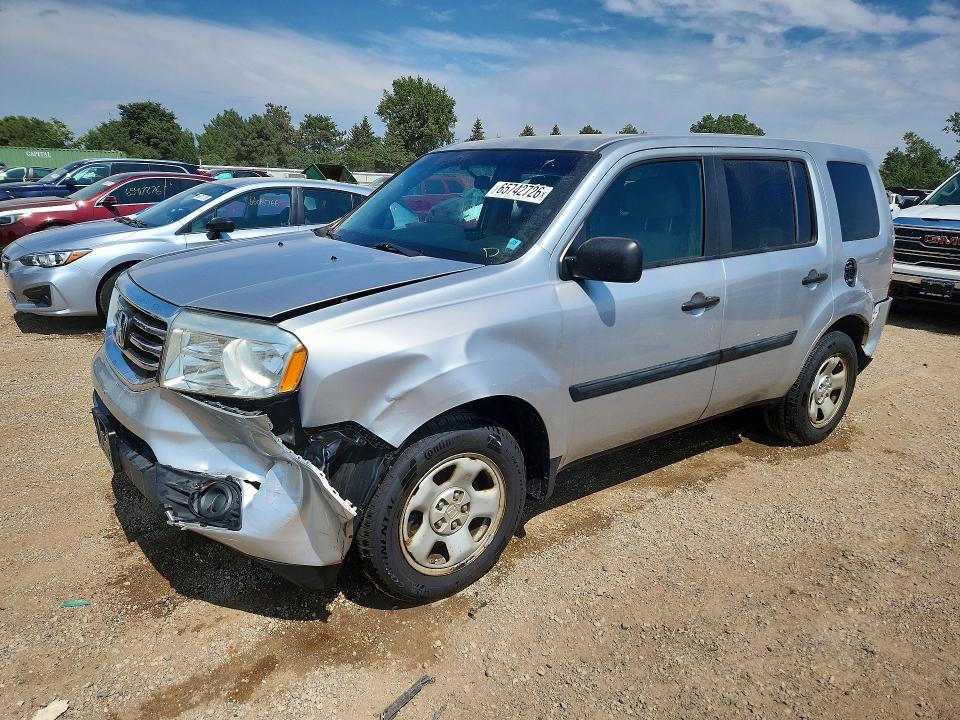 HONDA PILOT 2015 with VIN 5FNYF4H29FB067107 - Photo from auction