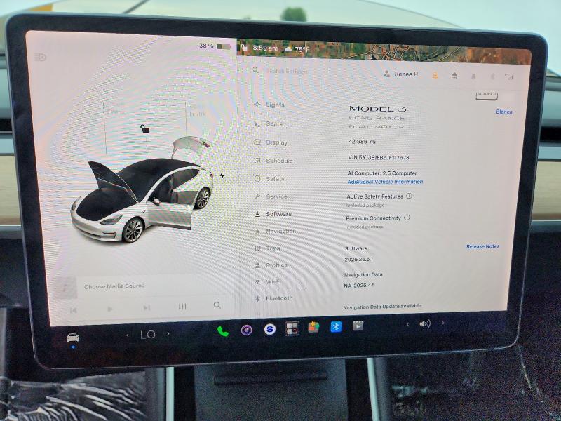 Фото 9 с аукциона – 2018 TESLA MODEL 3 с VIN 5YJ3E1EB6JF117678