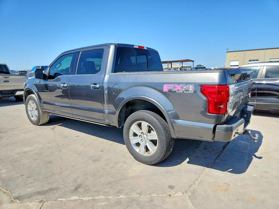 Photo 2 from auction – 2018 FORD F150 with VIN 1FTEW1E52JFC62552