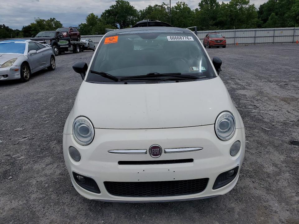 Photo 5 from auction – 2012 FIAT 500 with VIN 3C3CFFBR2CT370369