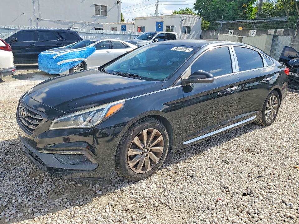 HYUNDAI SONATA 2015 with VIN 5NPE34AF1FH103544 - Photo from auction