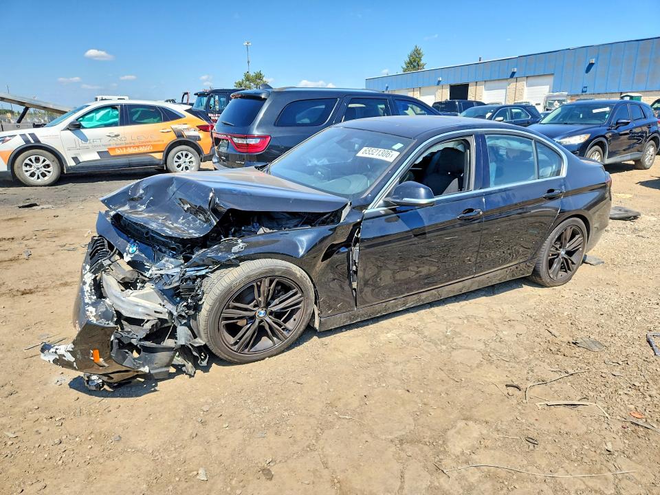 BMW 330 2018 with VIN WBA8D9G50JNU69376 - Photo from auction