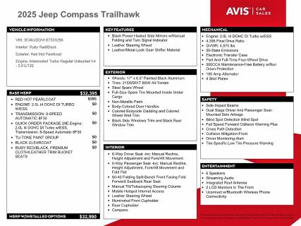 Photo 13 from auction – 2025 JEEP COMPASS with VIN 3C4NJDDN1ST551298