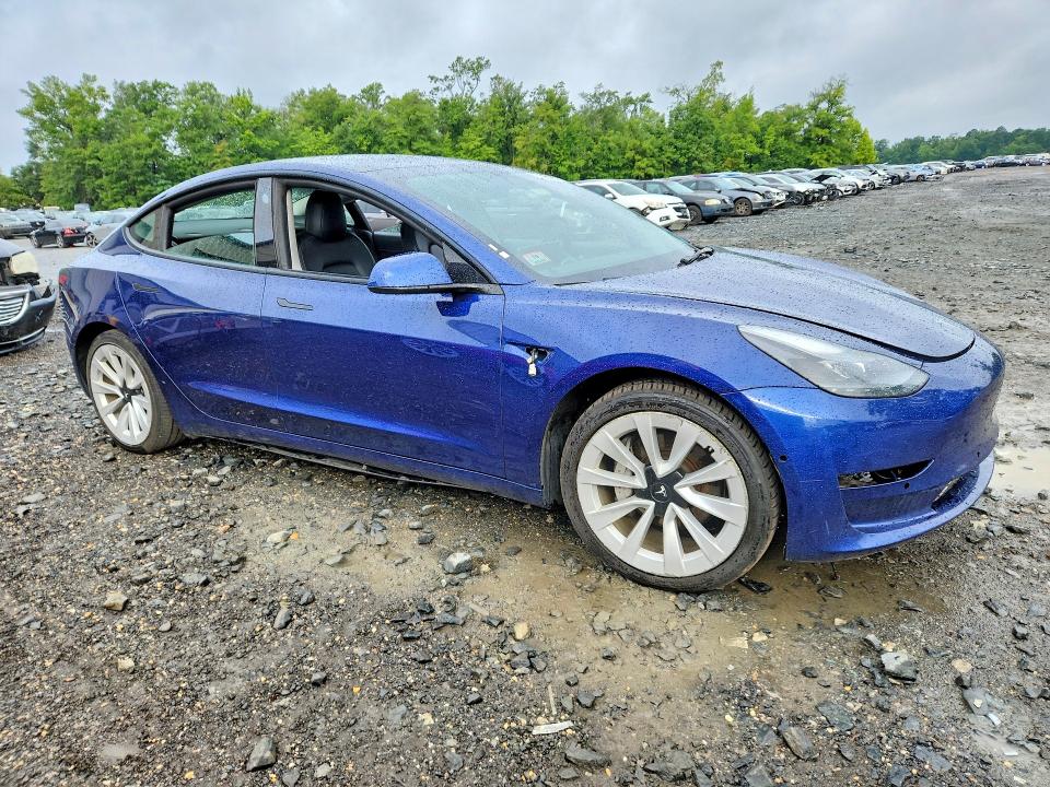 Photo 4 from auction – 2022 TESLA MODEL 3 with VIN 5YJ3E1EA9NF369518