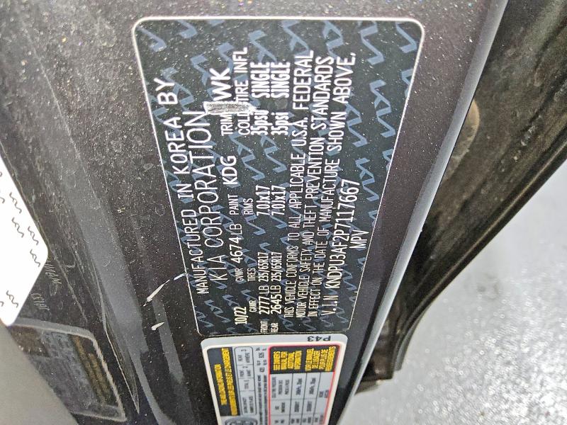 Photo 14 from auction – 2023 KIA SPORTAGE with VIN KNDPU3AF2P7117667