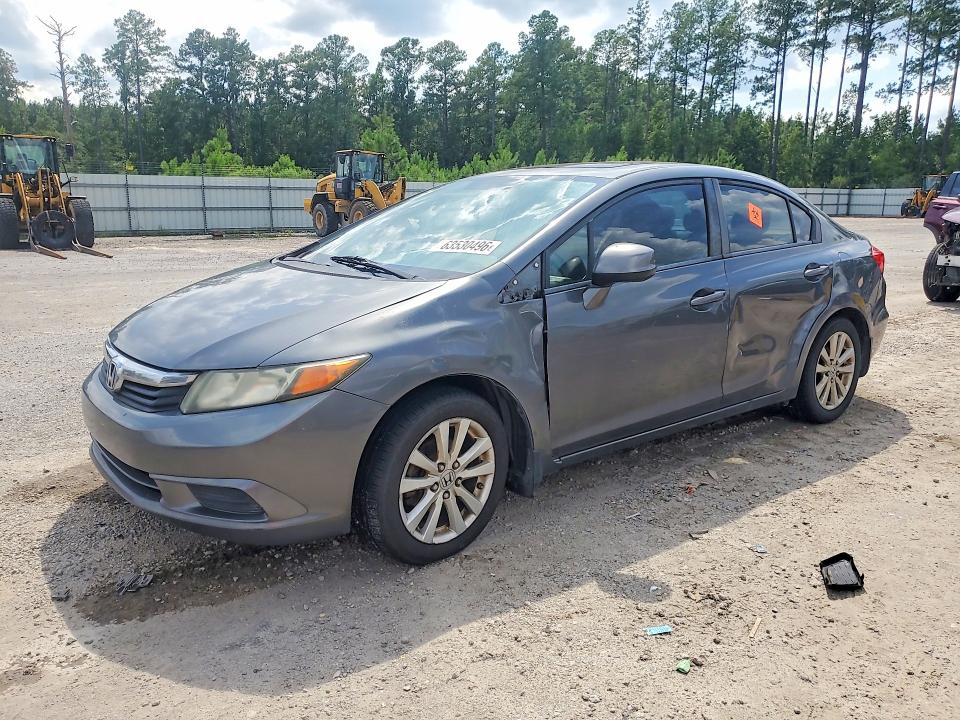 HONDA CIVIC 2012 with VIN 2HGFB2F87CH304621 - Photo from auction