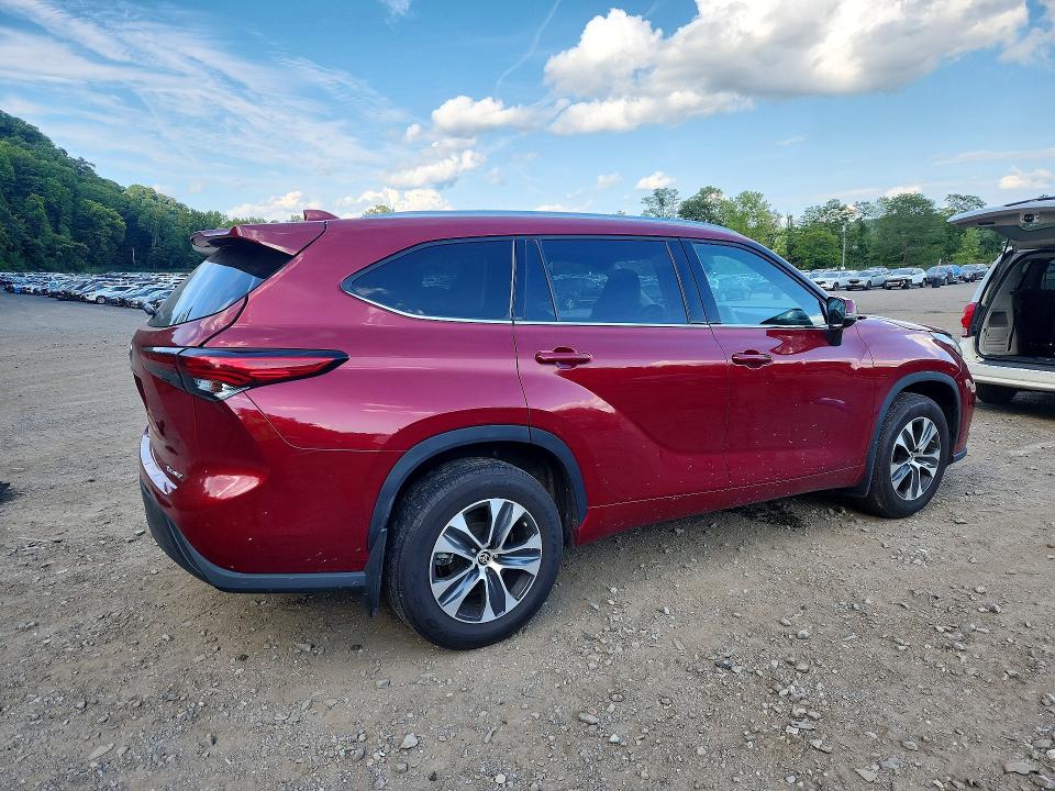 Photo 3 from auction – 2021 TOYOTA HIGHLANDER with VIN 5TDGZRBH3MS158816