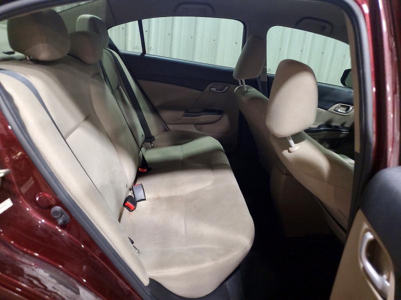 Photo 10 from auction – 2013 HONDA CIVIC with VIN 19XFB2F50DE284200