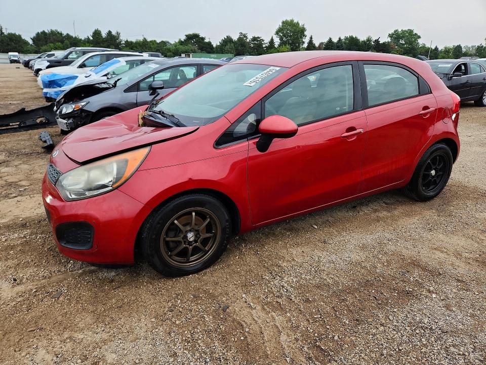 KIA RIO 2015 with VIN KNADM5A37F6457645 - Photo from auction