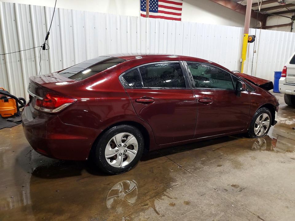 Photo 3 from auction – 2013 HONDA CIVIC with VIN 19XFB2F50DE284200