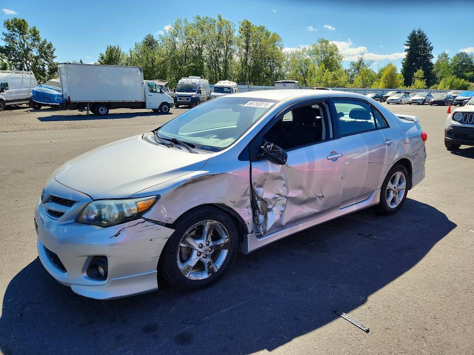 TOYOTA COROLLA 2013 with VIN 5YFBU4EE3DP129869 - Photo from auction