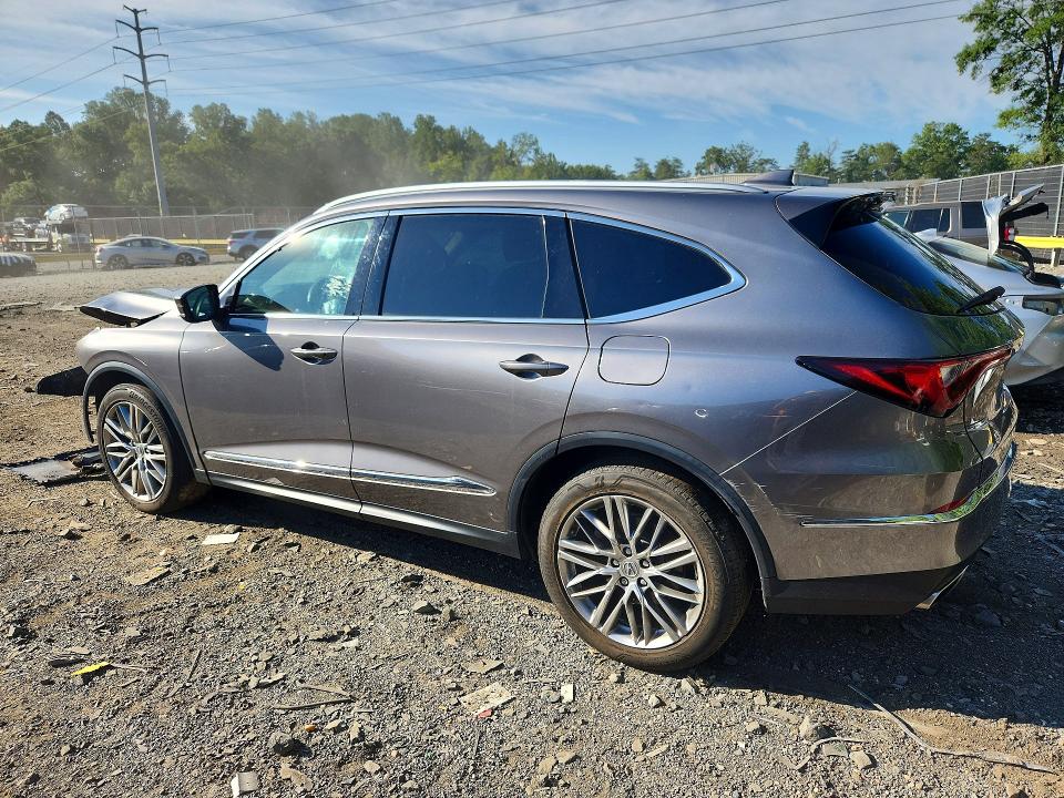 Photo 2 from auction – 2023 ACURA MDX with VIN 5J8YE1H8XPL016110