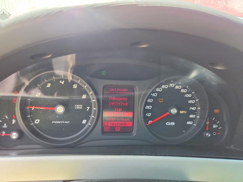 Photo 9 from auction – 2008 PONTIAC G8 with VIN 6G2ER57758L127520