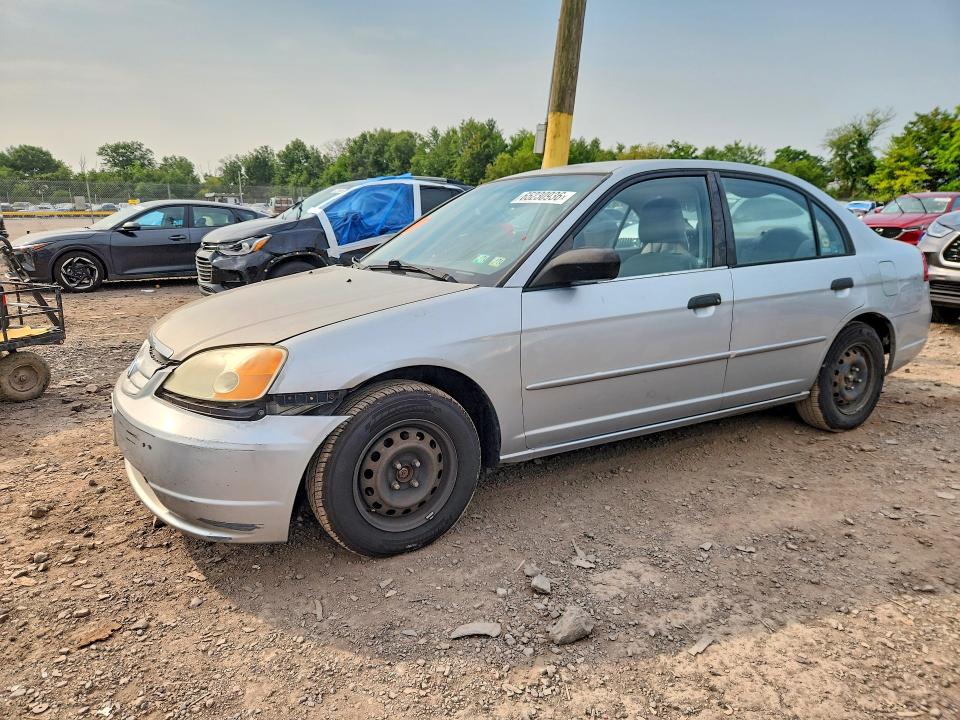 HONDA CIVIC 2001 with VIN 2HGES16501H612321 - Photo from auction