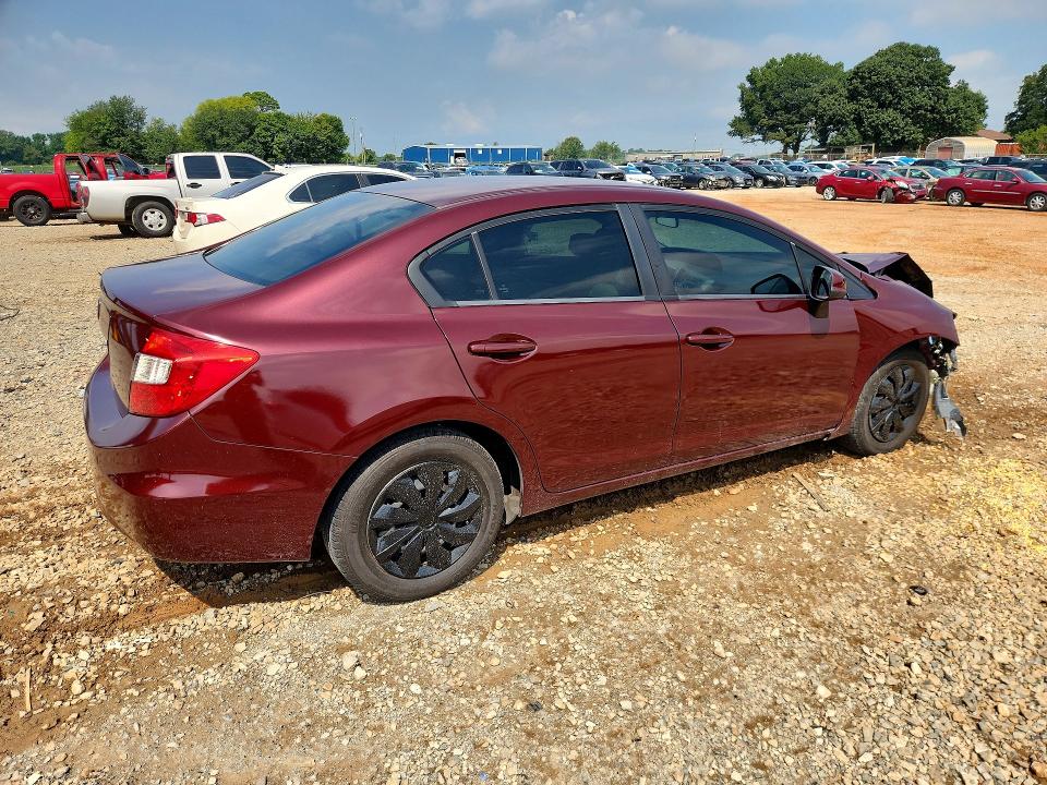 Photo 3 from auction – 2012 HONDA CIVIC with VIN 2HGFB2F51CH579438