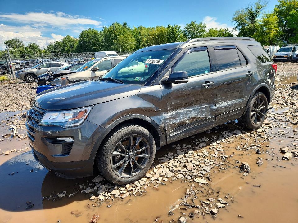 FORD EXPLORER 2018 with VIN 1FM5K8D86JGB25619 - Photo from auction