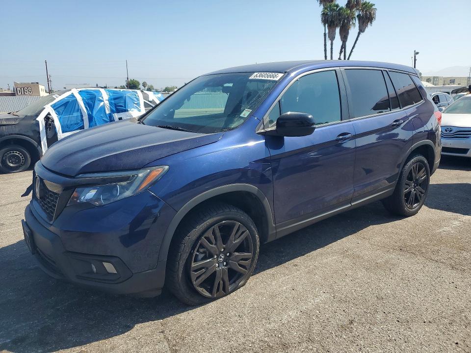 HONDA PASSPORT 2019 with VIN 5FNYF8H26KB023664 - Photo from auction