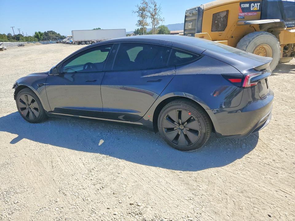 Photo 2 from auction – 2025 TESLA MODEL 3 with VIN 5YJ3E1EA3SF950959