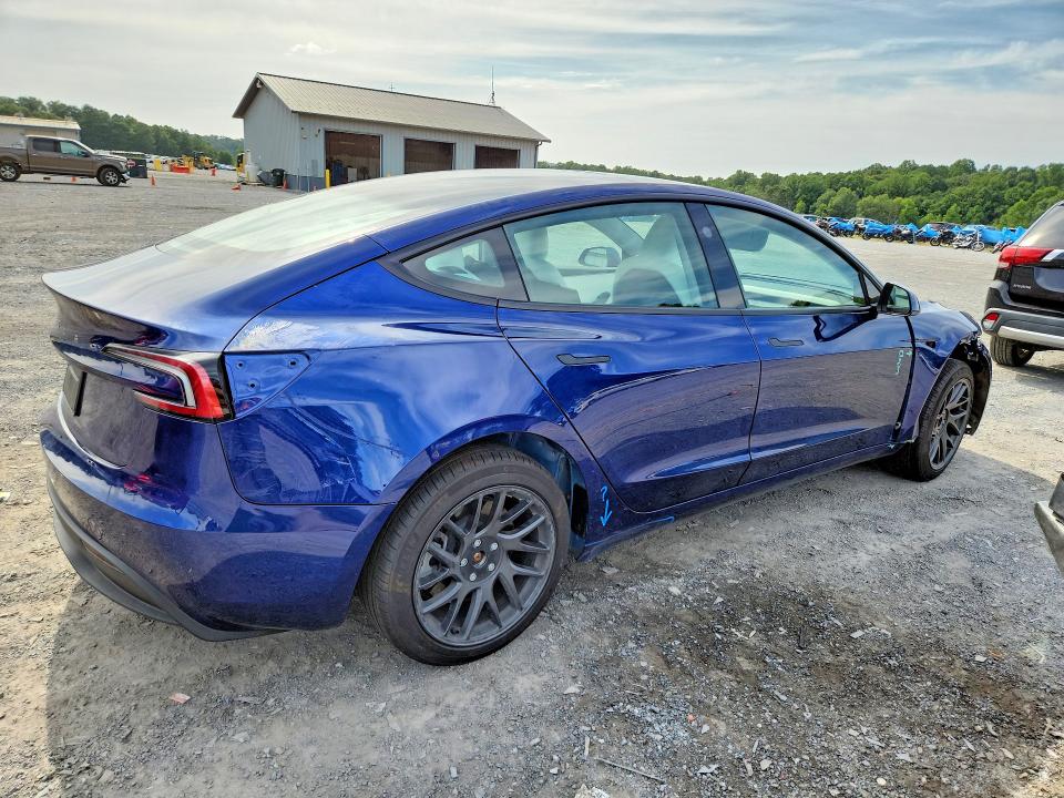 Photo 3 from auction – 2024 TESLA MODEL 3 with VIN 5YJ3E1EA0RF828697