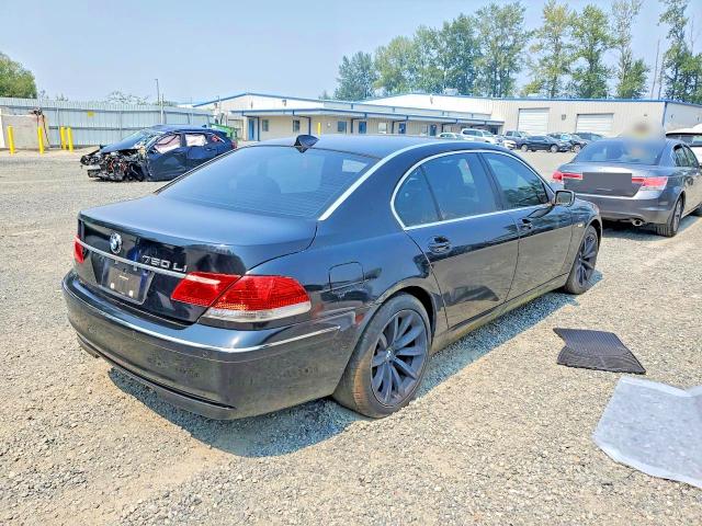 Photo 3 from auction – 2007 BMW 750 with VIN WBAHN83597DT66565