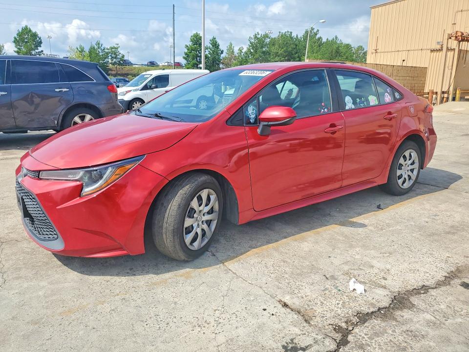 TOYOTA COROLLA 2020 with VIN 5YFEPRAE4LP109930 - Photo from auction