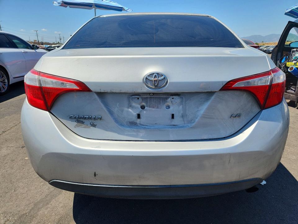 Photo 6 from auction – 2014 TOYOTA COROLLA with VIN 2T1BURHE3EC142938