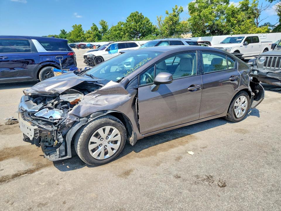 HONDA CIVIC 2012 with VIN 19XFB2F53CE062278 - Photo from auction
