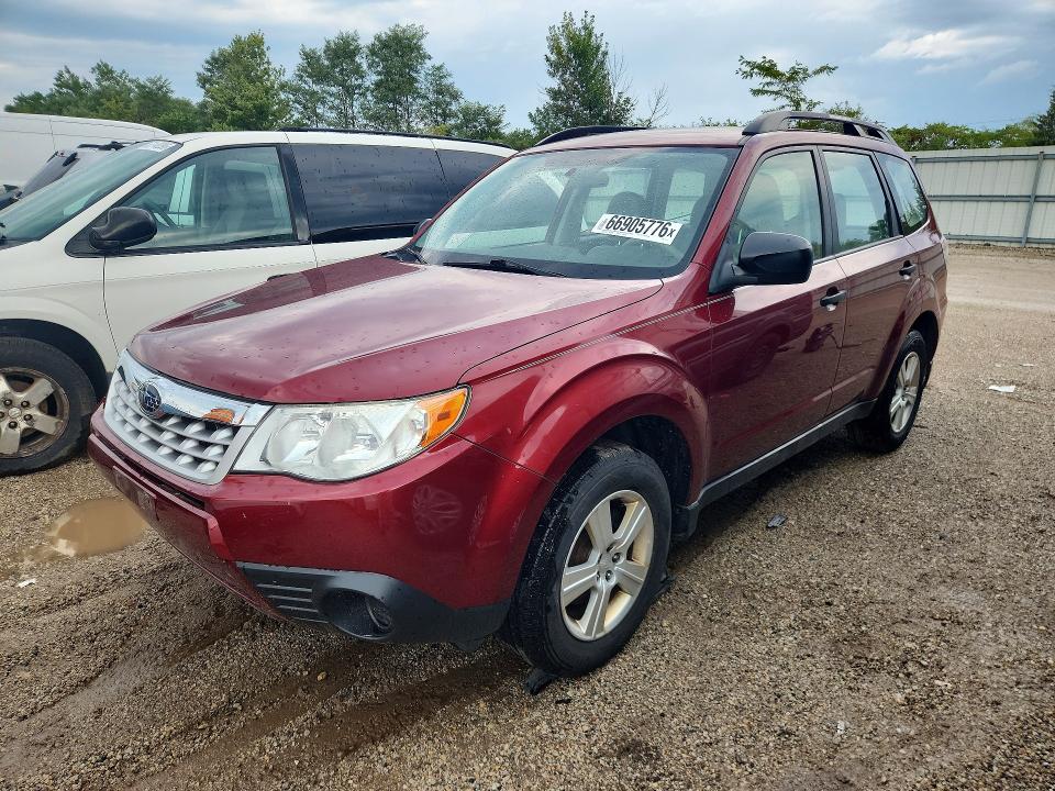 SUBARU FORESTER 2011 with VIN JF2SHBBC7BH767113 - Photo from auction