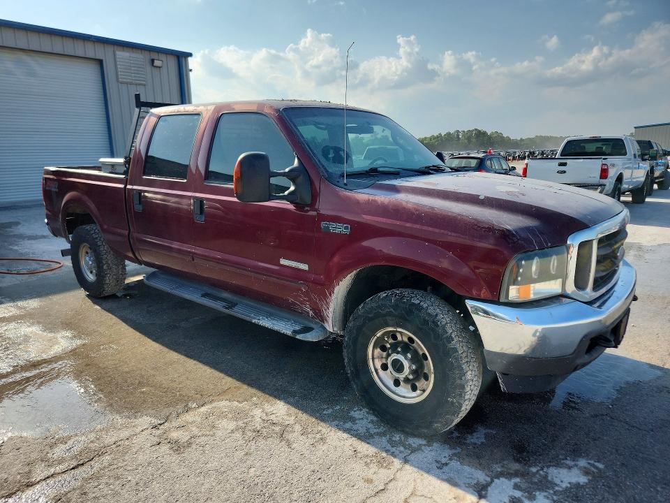 Photo 4 from auction – 2004 FORD F250 with VIN 1FTNW21P54EA35282