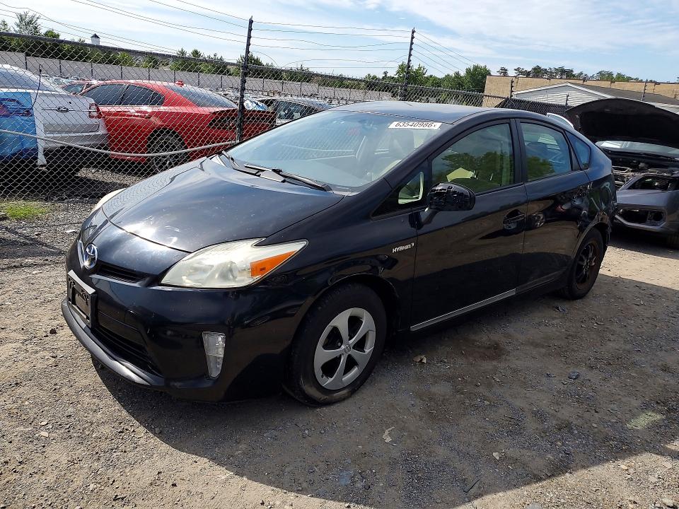 TOYOTA PRIUS 2012 with VIN JTDKN3DUXC5447533 - Photo from auction