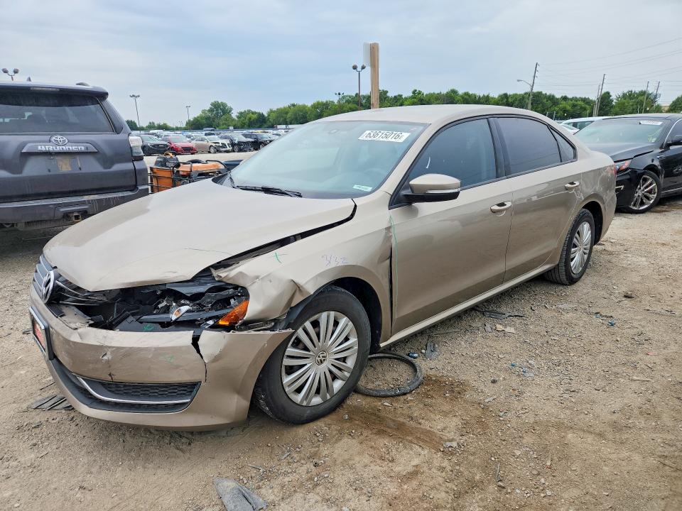 VOLKSWAGEN PASSAT 2015 with VIN 1VWAT7A35FC082809 - Photo from auction