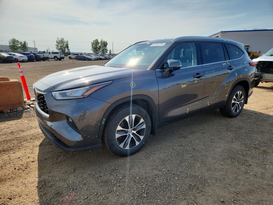 TOYOTA HIGHLANDER 2020 z numerem VIN 5TDGZRBH2LS030694 - Zdjęcie z aukcji
