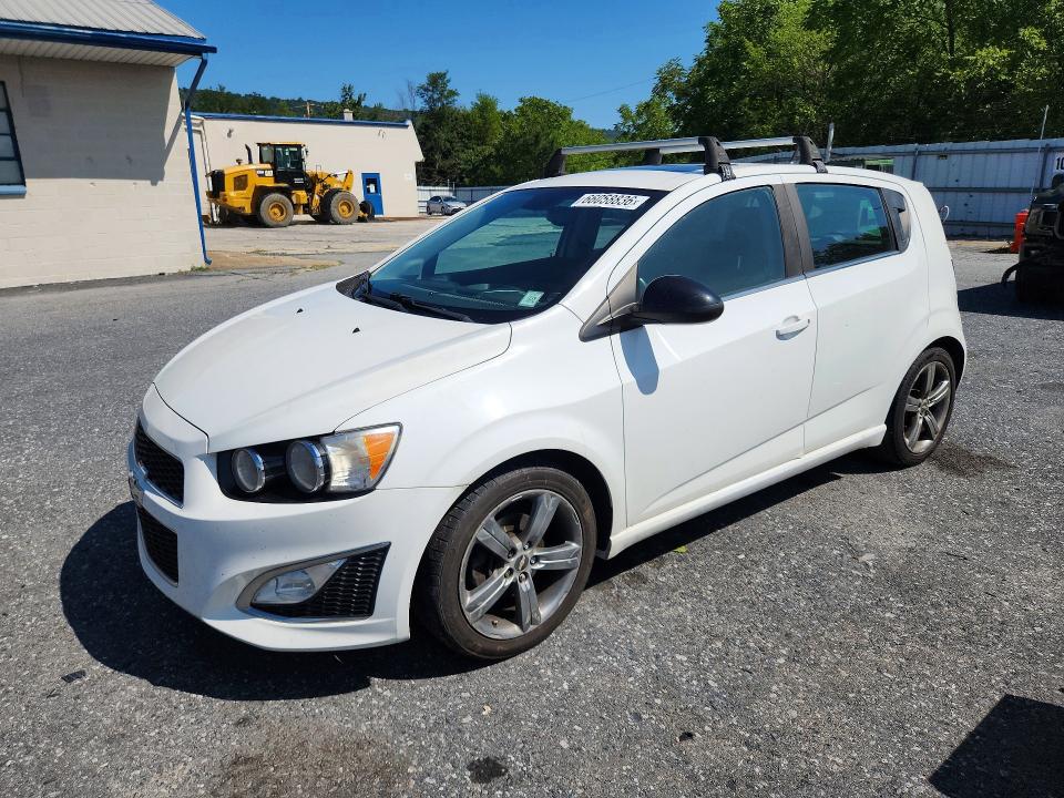 CHEVROLET SONIC 2013 with VIN 1G1JH6SB9D4166538 - Photo from auction