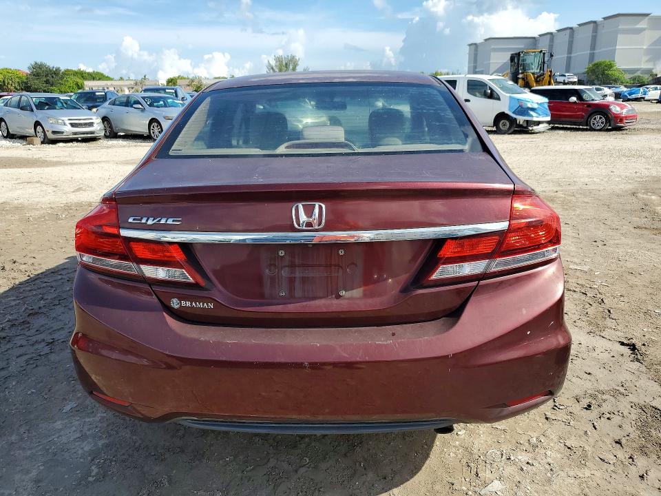 Photo 6 from auction – 2015 HONDA CIVIC with VIN 19XFB2F58FE064290