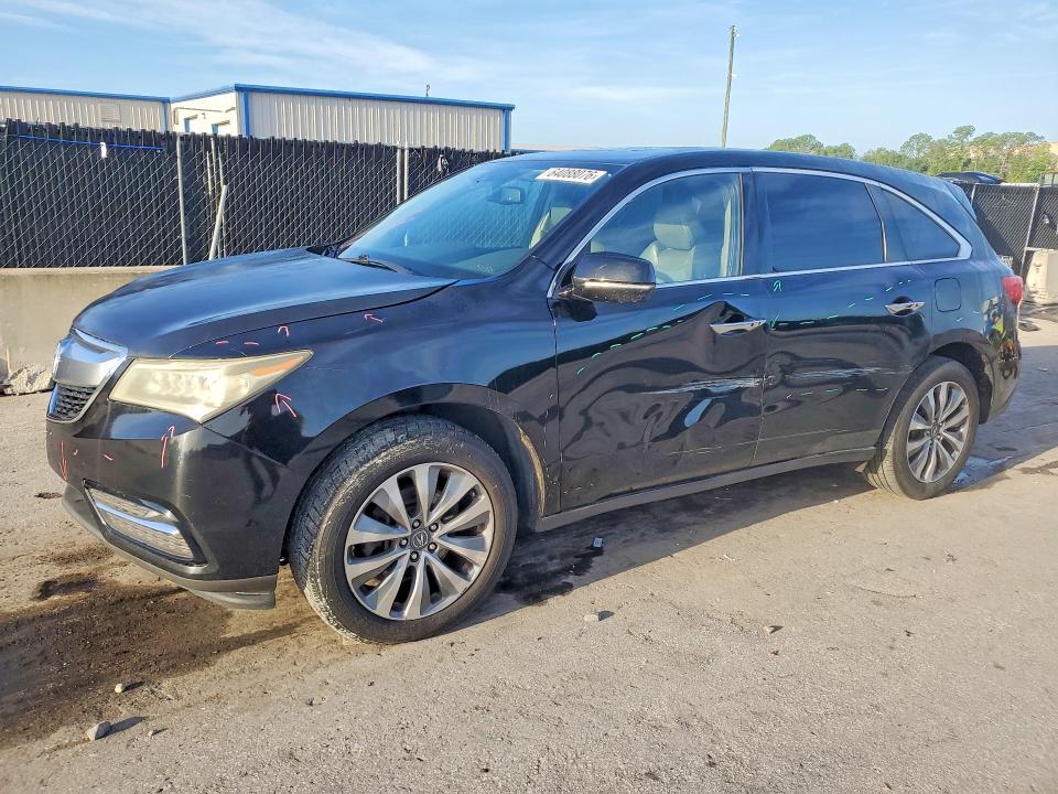 ACURA MDX 2015 with VIN 5FRYD4H49FB003462 - Photo from auction