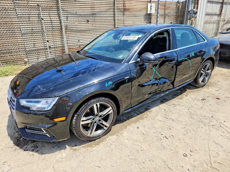AUDI A4 2018 with VIN WAULMAF47JN002802 - Photo from auction