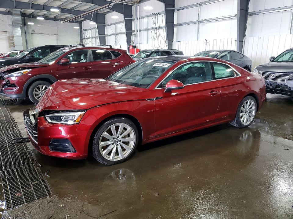 AUDI A5 2018 with VIN WAUPNAF57JA024121 - Photo from auction