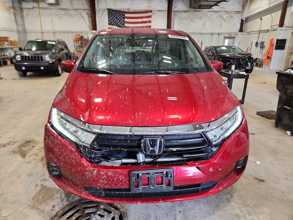 Photo 5 from auction – 2022 HONDA ODYSSEY with VIN 5FNRL6H75NB022233