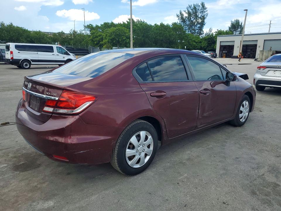 Photo 3 from auction – 2014 HONDA CIVIC with VIN 19XFB2F59EE041647