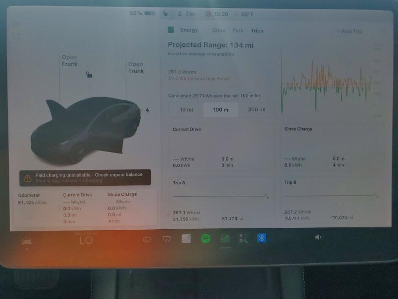 Photo 9 from auction – 2021 TESLA MODEL 3 with VIN 5YJ3E1EB9MF853227
