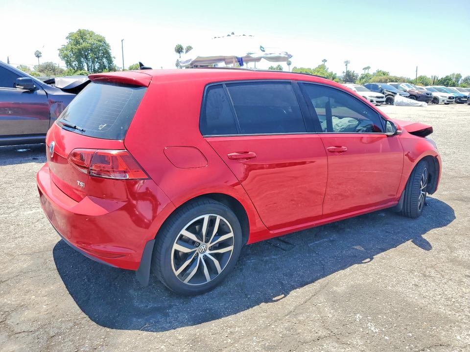 Photo 3 from auction – 2016 VOLKSWAGEN GOLF with VIN 3VW217AU7GM010707