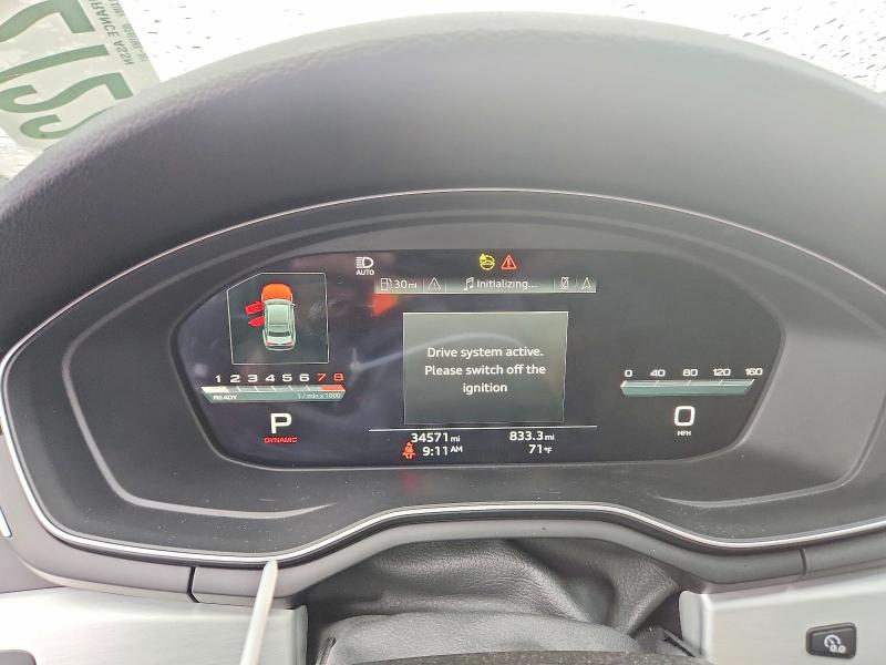 Photo 9 from auction – 2022 AUDI A4 with VIN WAUFAAF41NA015810