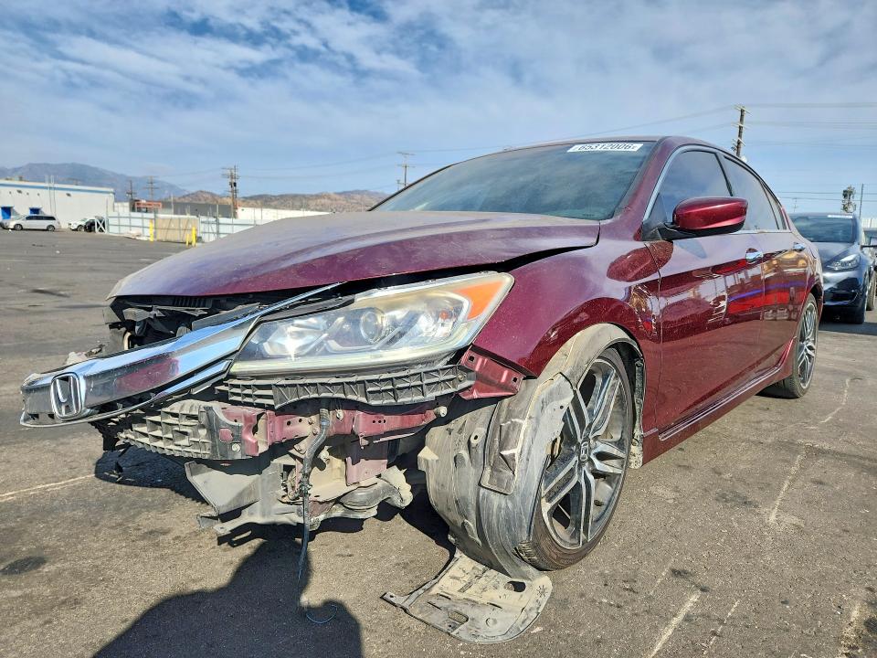 HONDA ACCORD 2016 with VIN 1HGCR2F55GA236649 - Photo from auction