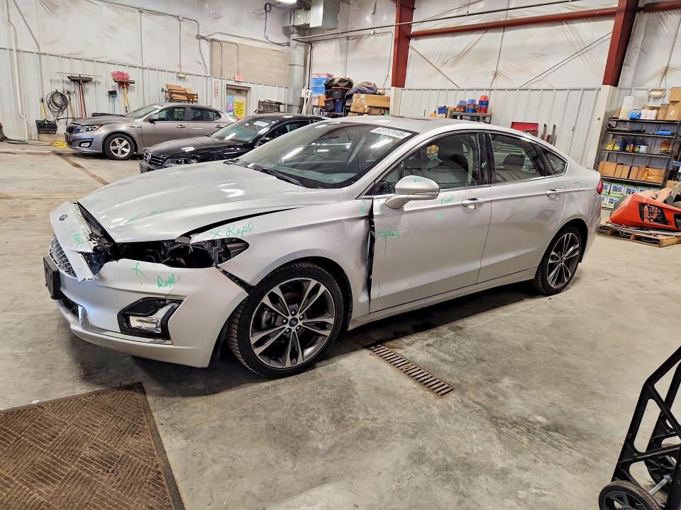 FORD FUSION 2019 with VIN 3FA6P0D91KR206046 - Photo from auction