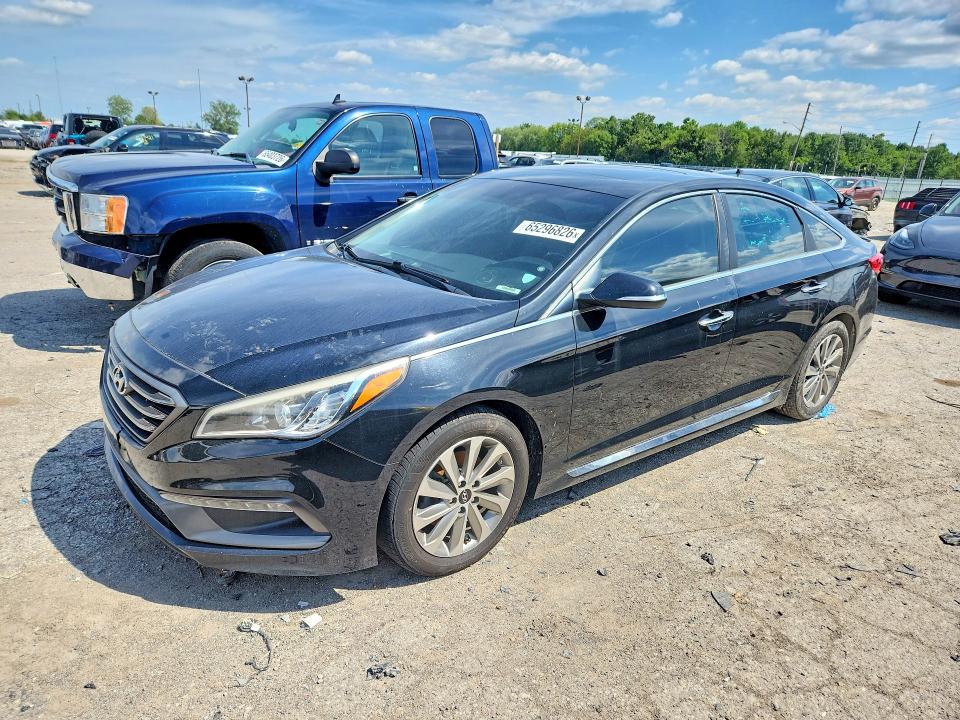 HYUNDAI SONATA 2017 with VIN 5NPE34AF4HH449574 - Photo from auction