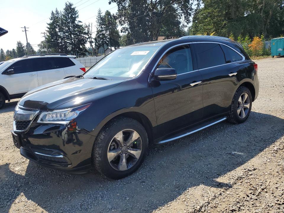 ACURA MDX 2015 with VIN 5FRYD4H24FB004713 - Photo from auction