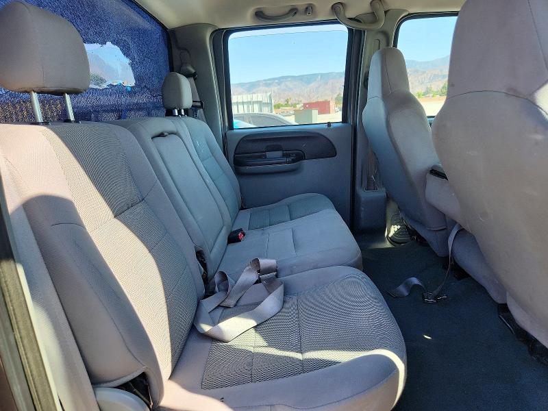 Photo 10 from auction – 2006 FORD F250 with VIN 1FTSW20P96EC32463
