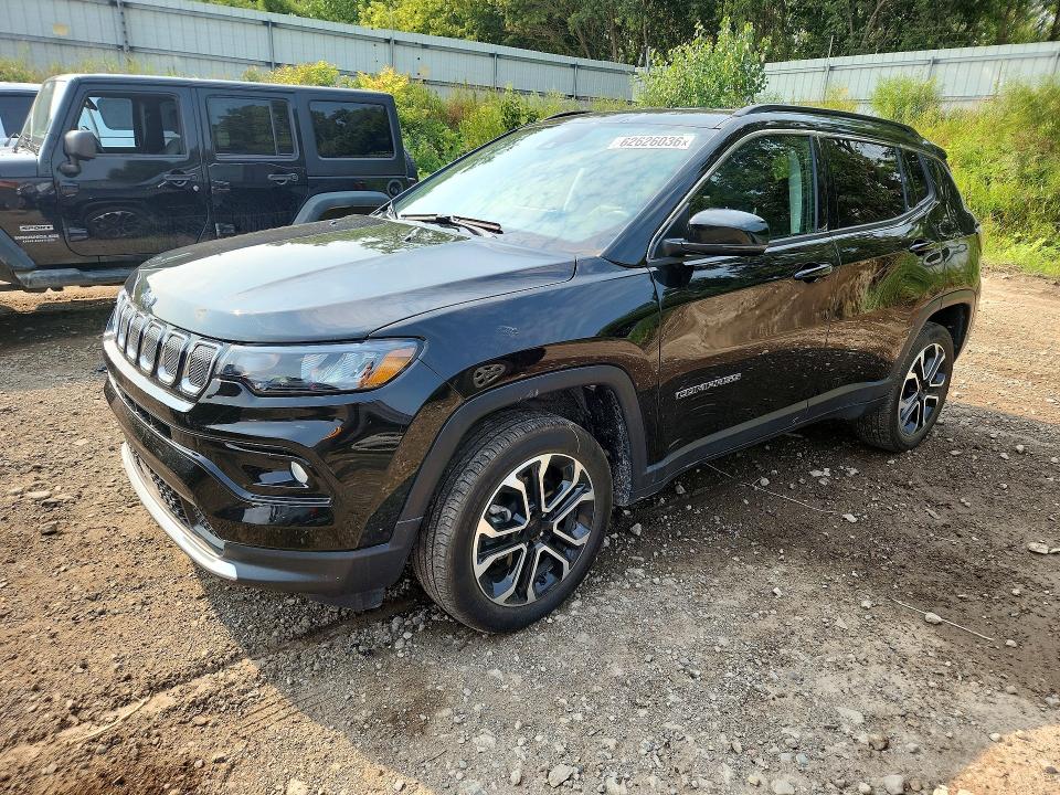 JEEP COMPASS 2022 with VIN 3C4NJDCB4NT235731 - Photo from auction