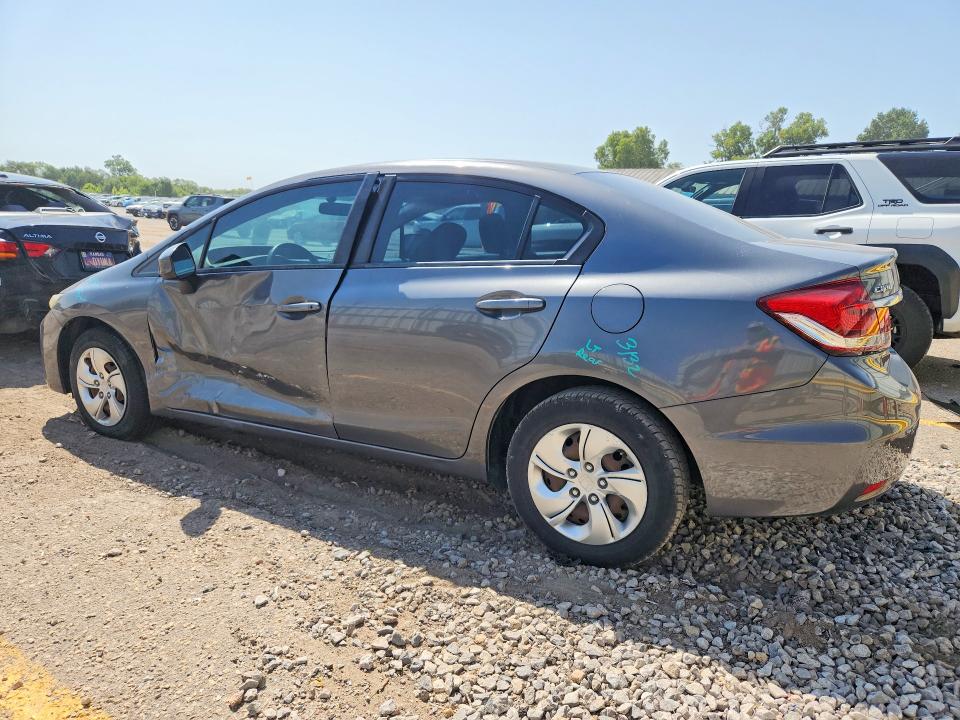 Photo 2 from auction – 2013 HONDA CIVIC with VIN 19XFB2E52DE077664