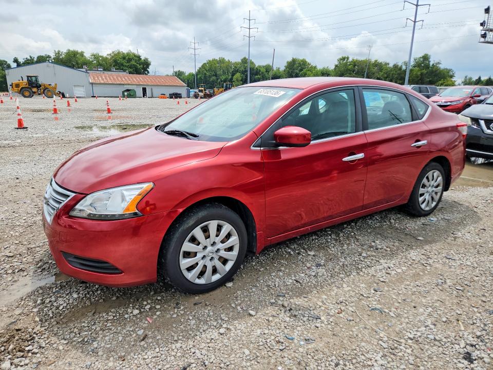 NISSAN SENTRA 2014 with VIN 3N1AB7AP0EY321894 - Photo from auction